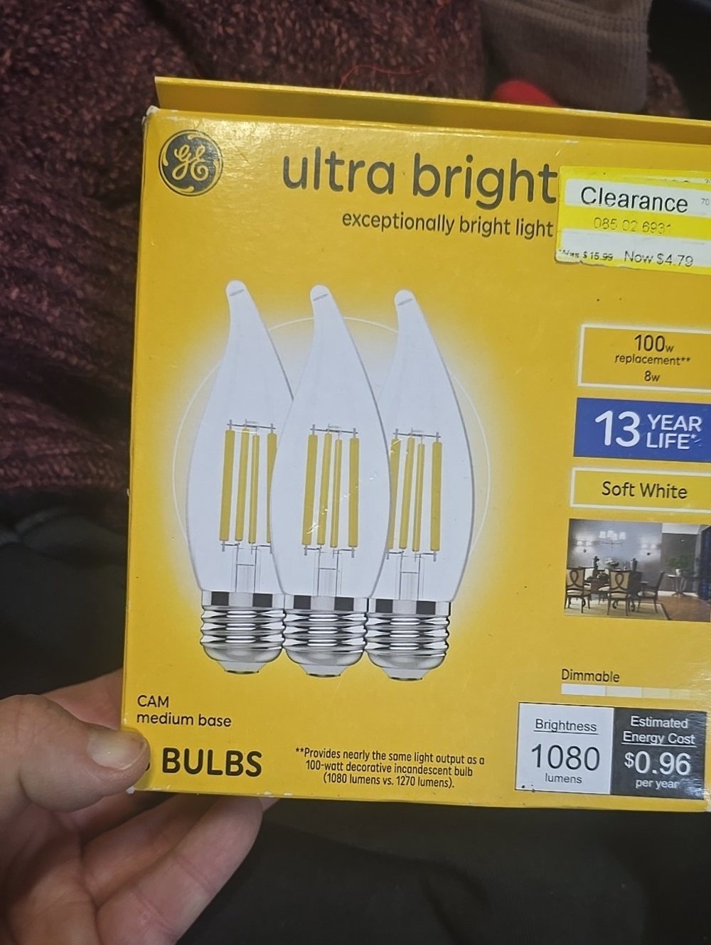 ❤️10/$10 New Ultra Bright Soft White Bulbs (Yellow Packaging) - Pack